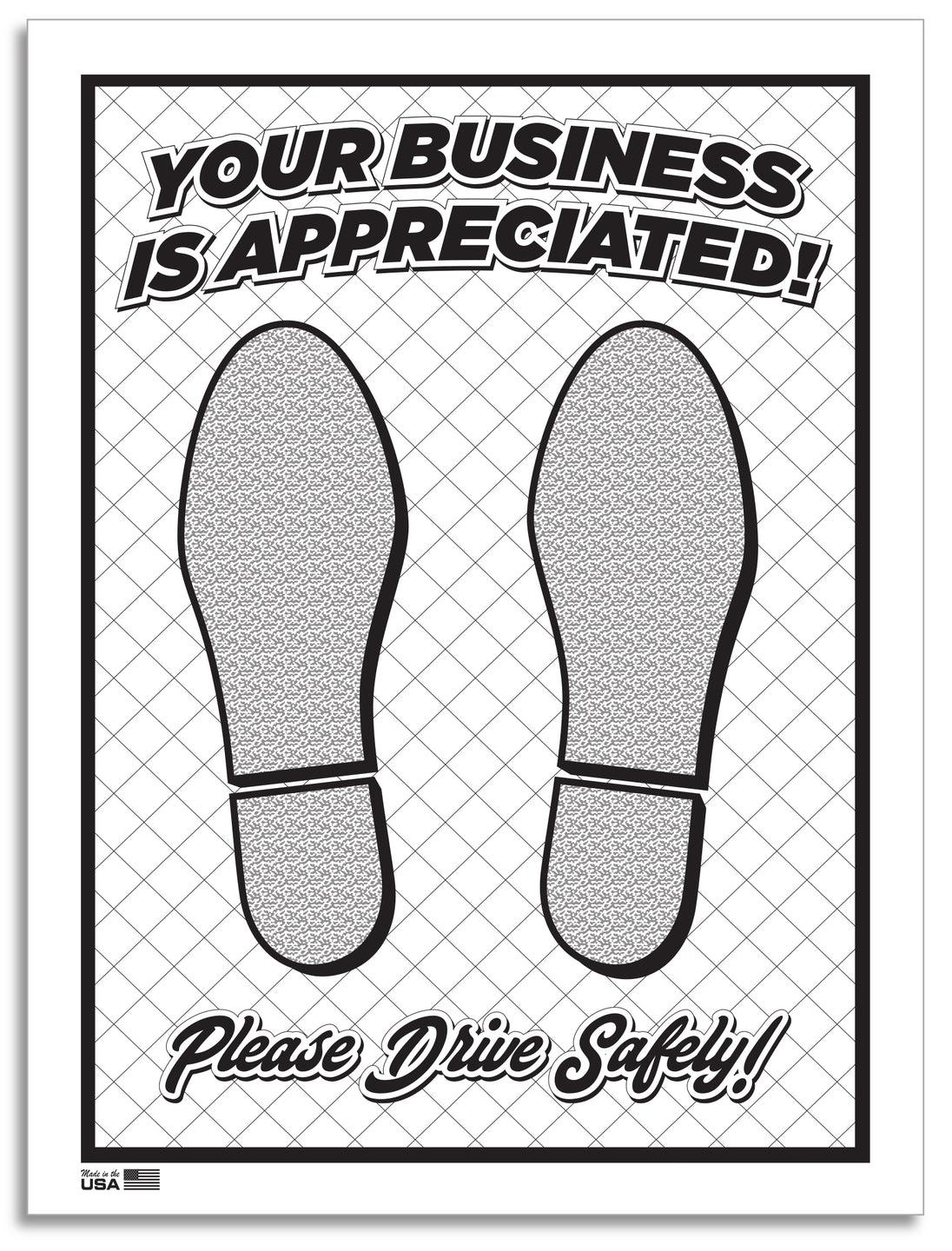 Plastic Coated Floor Mat