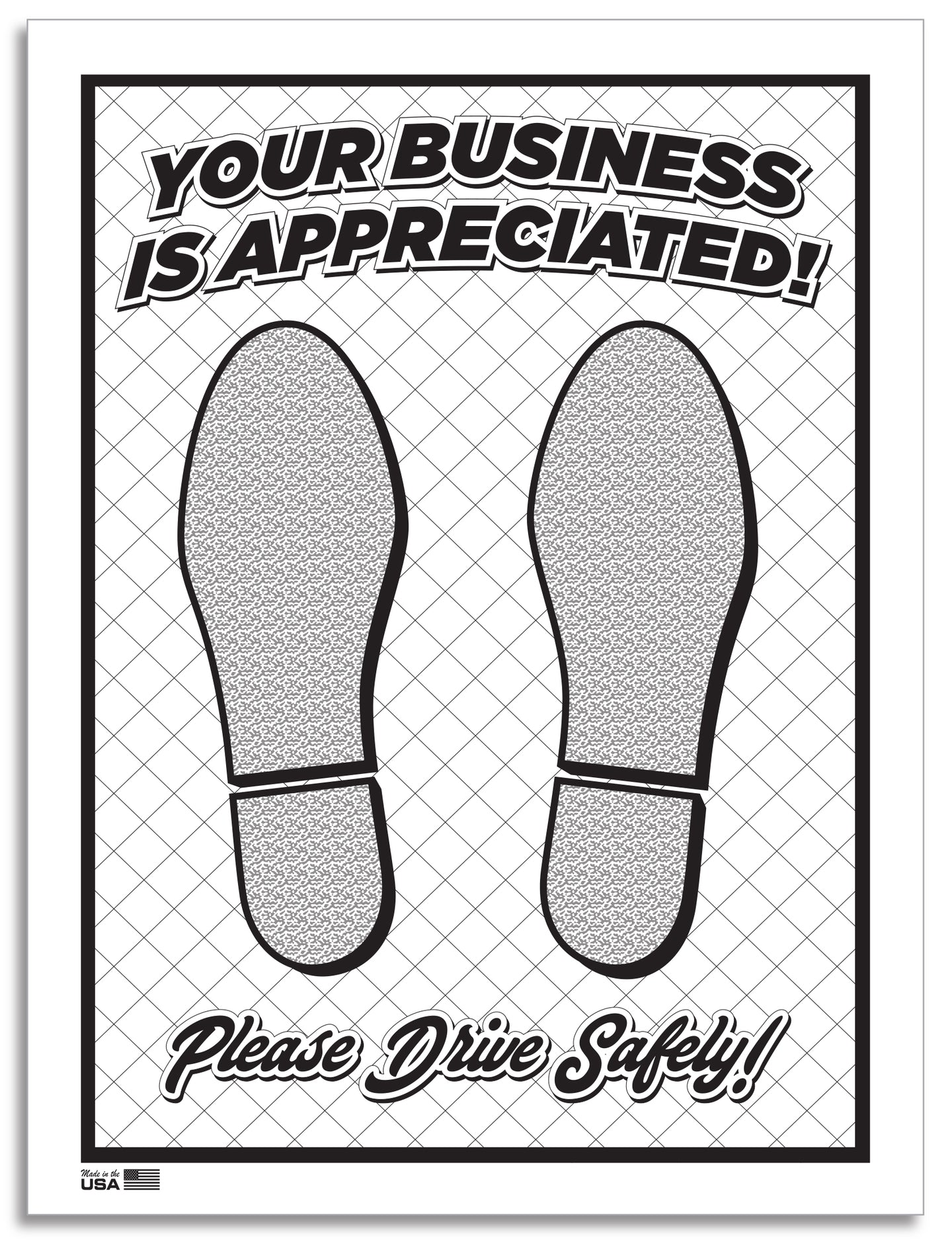 Plastic Coated Floor Mat