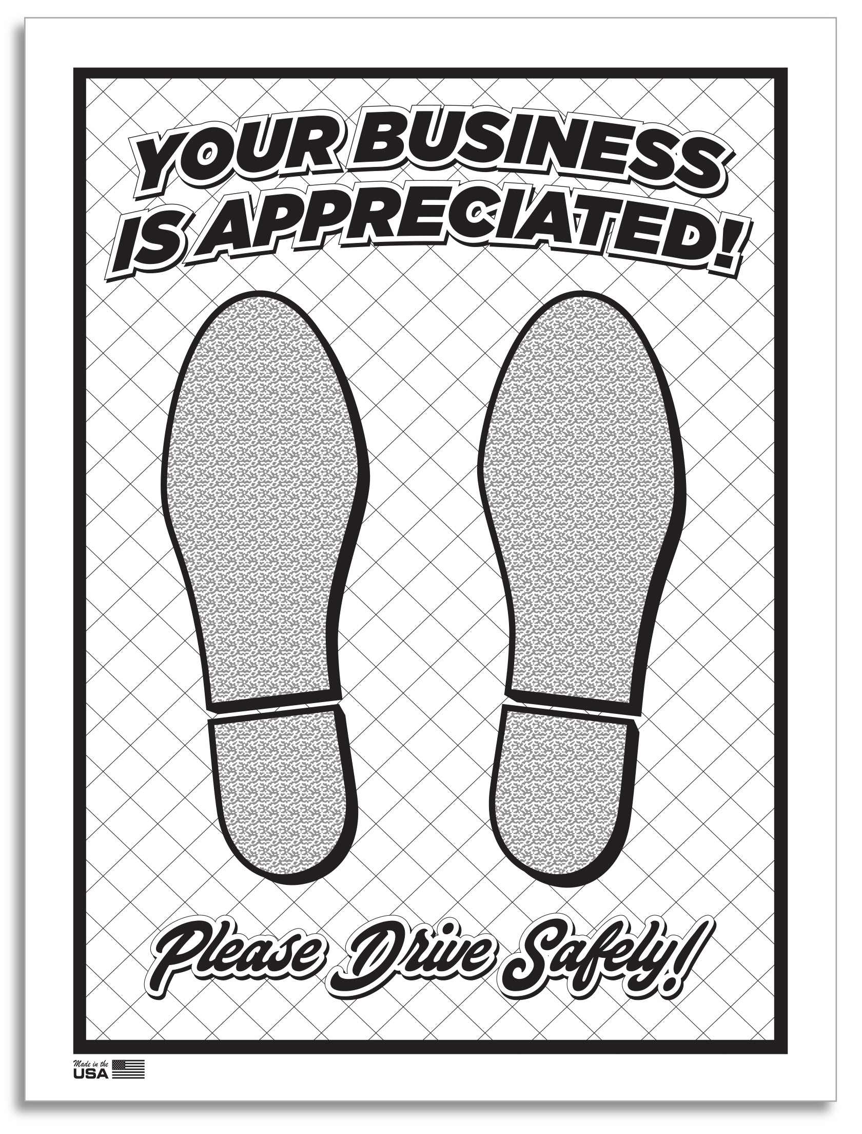 Plastic Coated Floor Mat