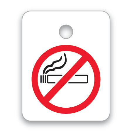 No Smoking Reminders - Plastic Key Fob
