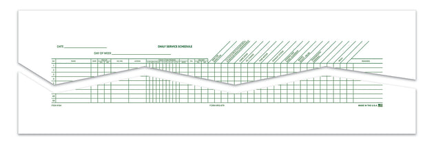 Route Sheets/Appointments - Form #RS67R
