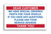 Stock Static Cling Reminders
