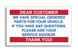 Stock Static Cling Reminders