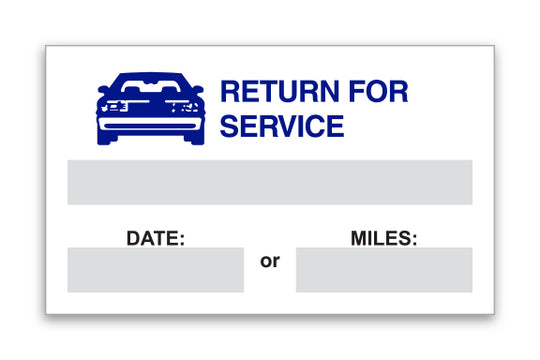 Stock Static Cling Reminders