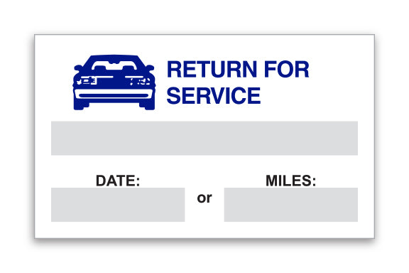 Stock Static Cling Reminders