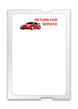 Static Cling Printing System Supplies - "Return for Service" Generic Roll Labels (Large)