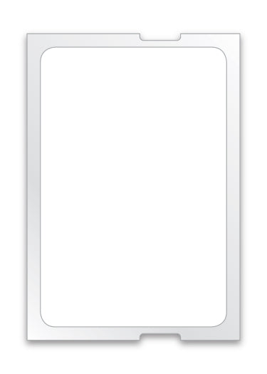 Static Cling Printing System Supplies - Blank White Generic Roll Labels (Large)