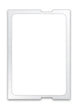 Static Cling Printing System Supplies - Blank White Generic Roll Labels (Large)