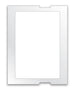 Static Cling Stock Labels - Blank White Generic Roll Labels