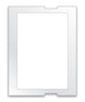 Static Cling Stock Labels - Blank White Generic Roll Labels