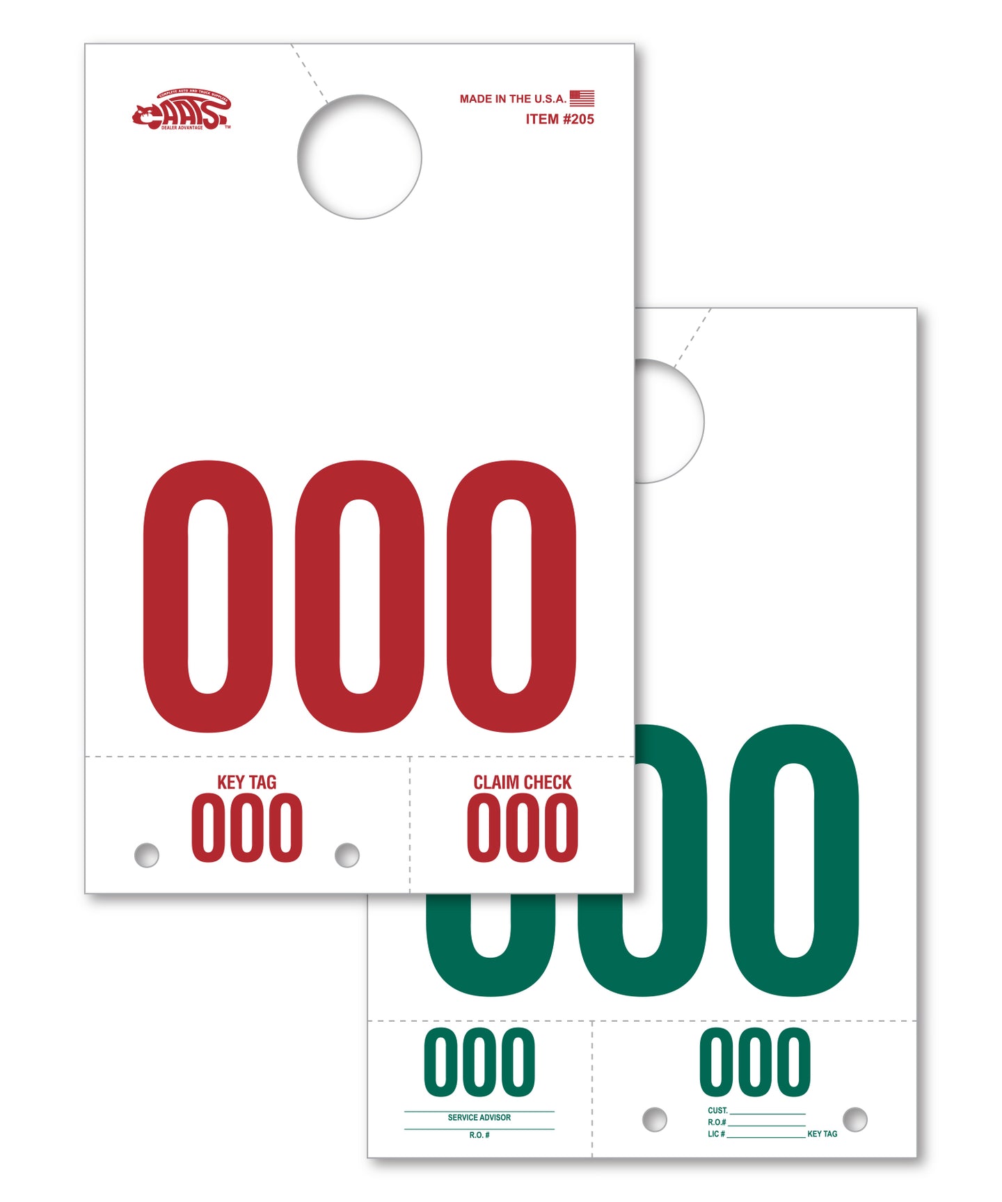 Long Service Dispatch Numbers