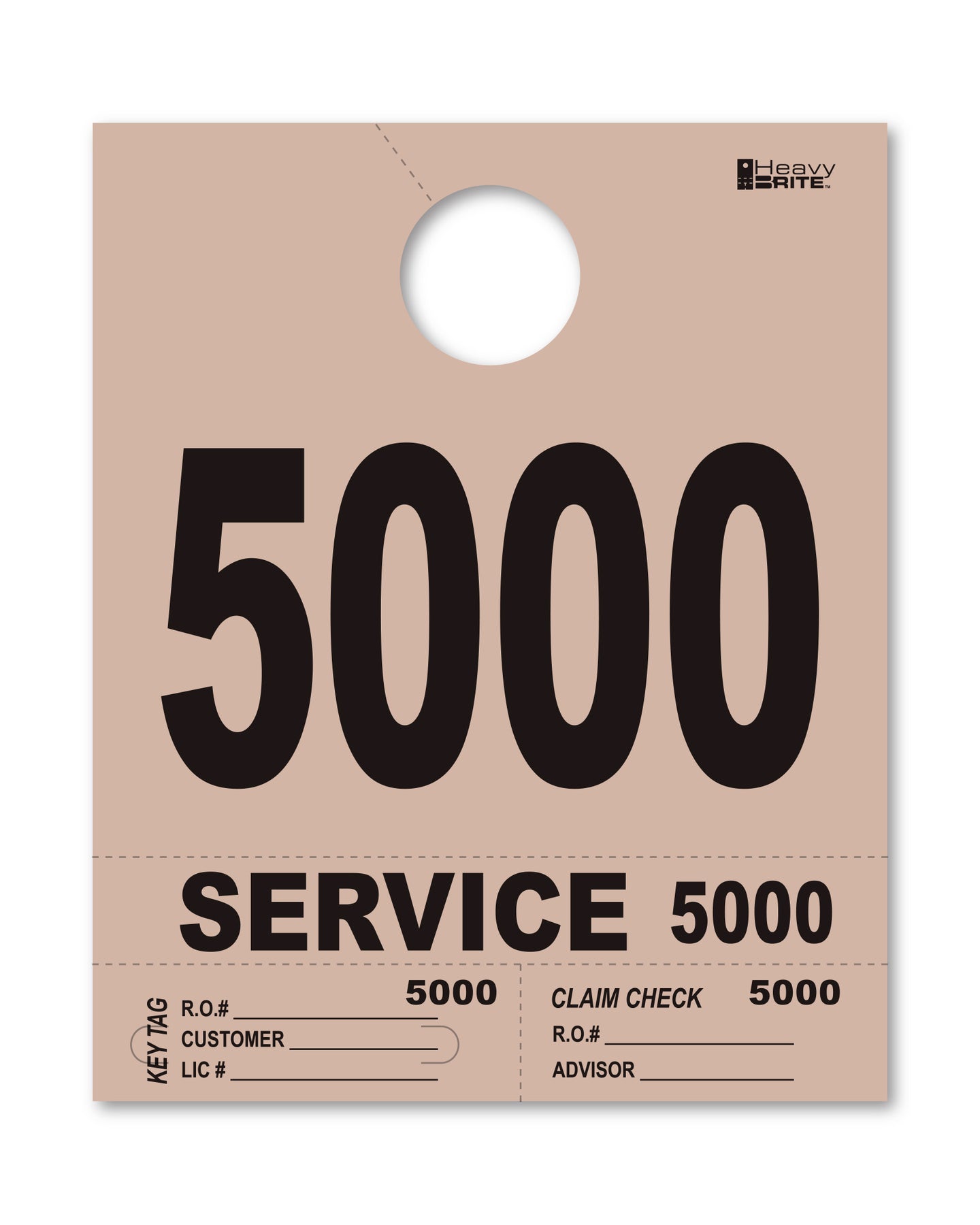 Heavy Brite 4 Part Service Dispatch Numbers