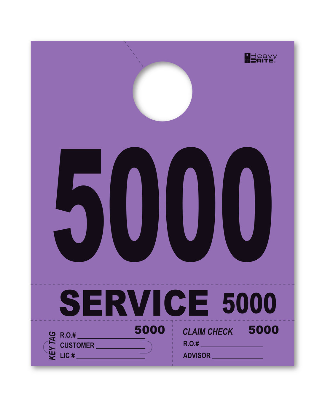 Heavy Brite 4 Part Service Dispatch Numbers