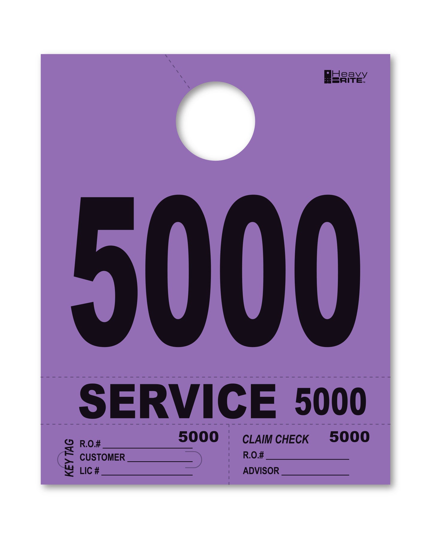 Heavy Brite 4 Part Service Dispatch Numbers