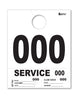 HeavyBrite 4 Part Service Tag Dispatch Numbers