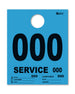 HeavyBrite 4 Part Service Tag Dispatch Numbers