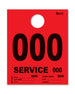 HeavyBrite 4 Part Service Tag Dispatch Numbers