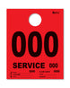 HeavyBrite 4 Part Service Tag Dispatch Numbers