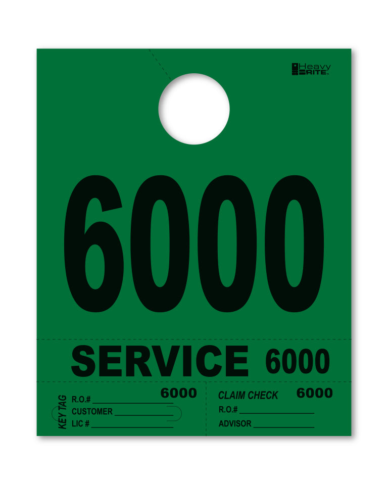 Heavy Brite 4 Part Service Dispatch Numbers