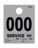 HeavyBrite 4 Part Service Tag Dispatch Numbers