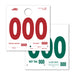 Heavy Stock Side Padded Dispatch Numbers (000-9999)