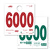 Heavy Stock Side Padded Dispatch Numbers