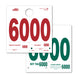 Heavy Stock Side Padded Dispatch Numbers (000-9999)