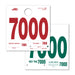 Heavy Stock Side Padded Dispatch Numbers (000-9999)