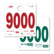 Heavy Stock Side Padded Dispatch Numbers (000-9999)