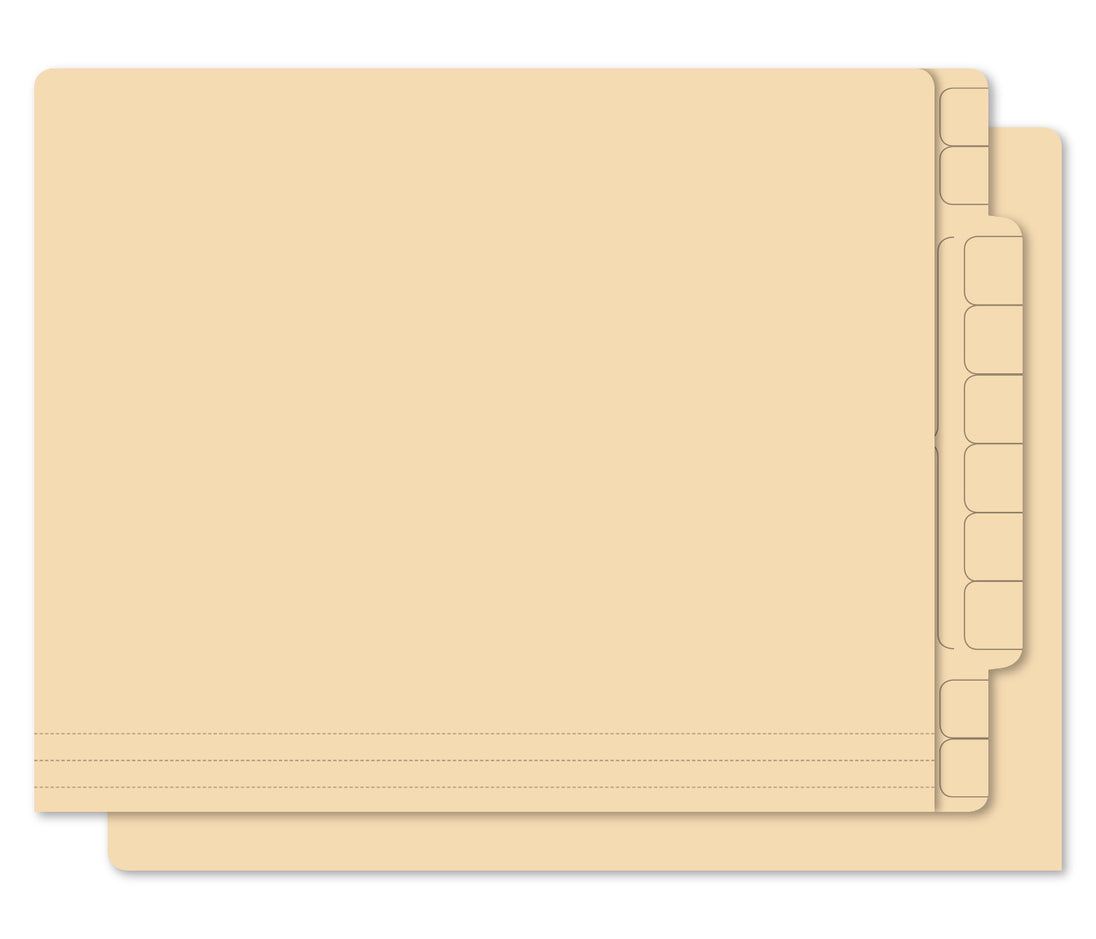 File Folder - Plain - CC Ext. Tab, Qty. 100 per Box