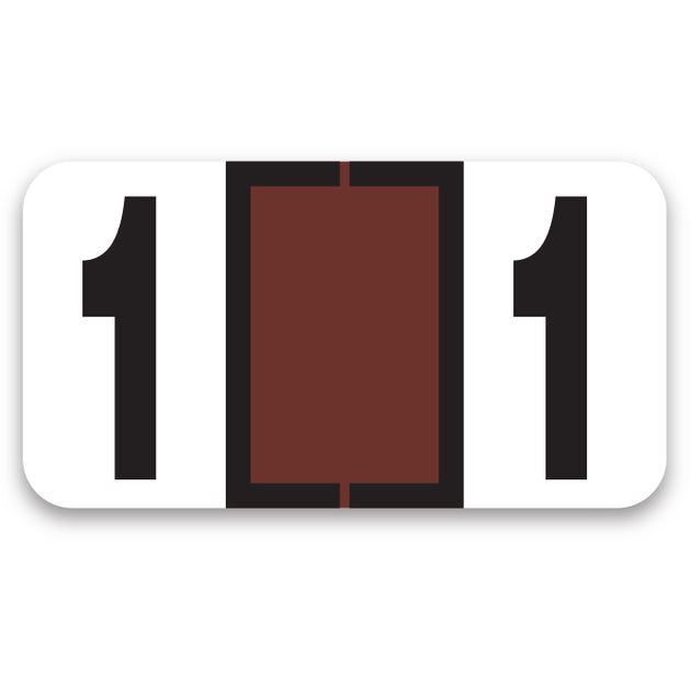 File Right Color-Code Numbers - Ringbook