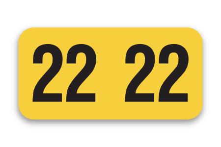 File Right Color-Code Years - Roll