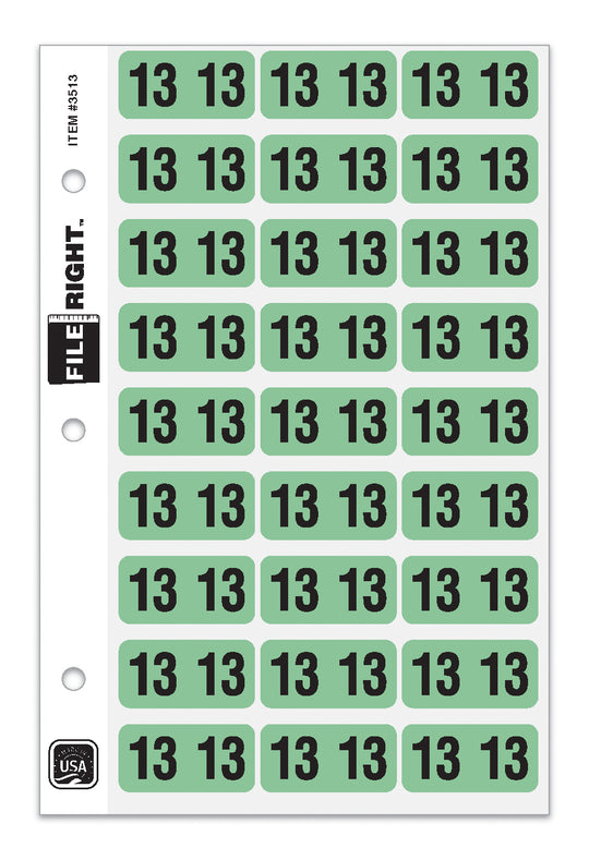 File Right Color-Code Years - Ringbook