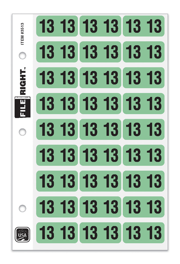File Right Color-Code Years - Ringbook