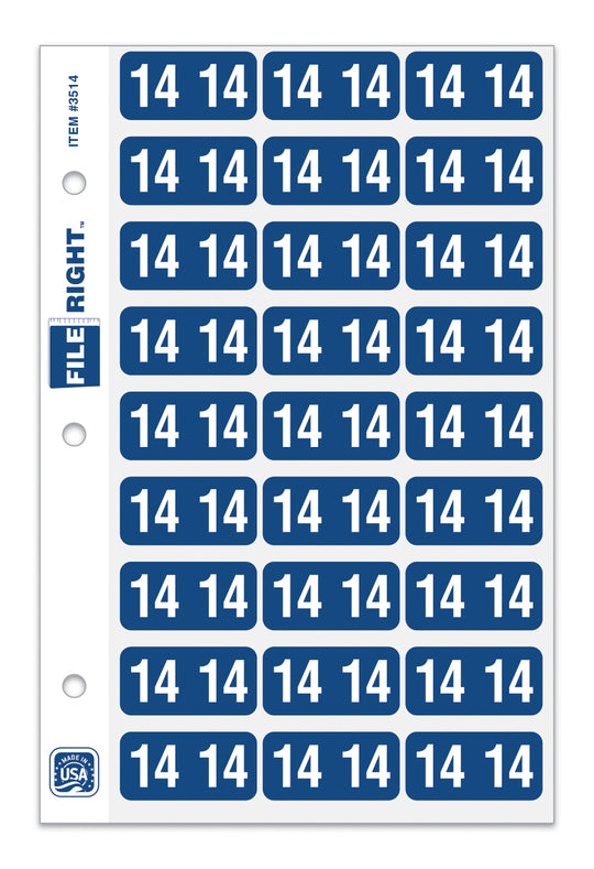 File Right Color-Code Years - Ringbook
