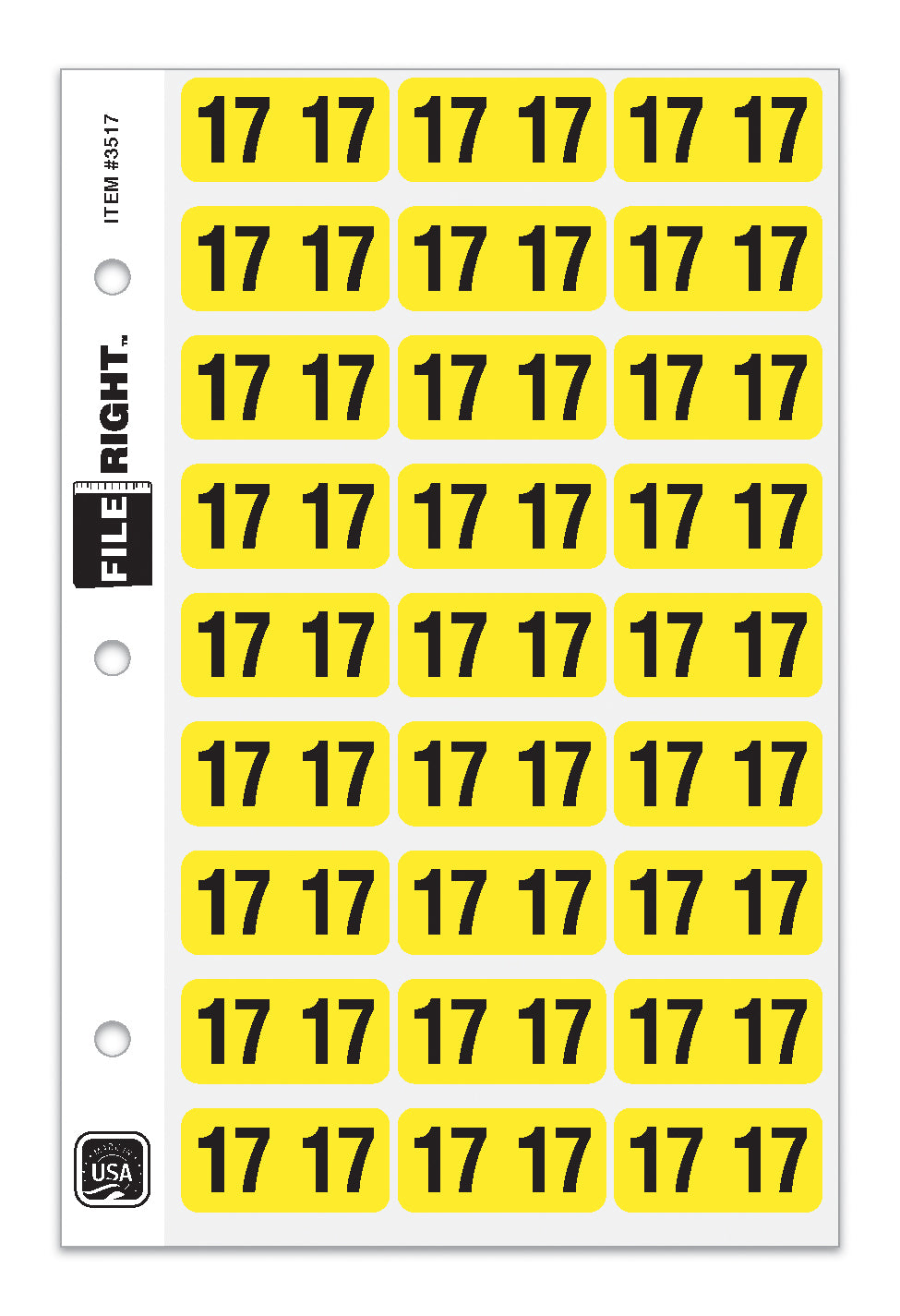File Right Color-Code Years - Ringbook