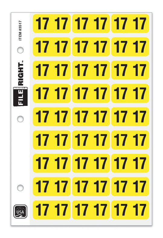 File Right Color-Code Years - Ringbook