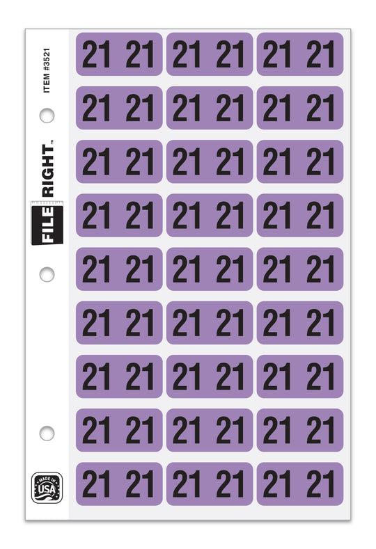 File Right Color-Code Years - Ringbook