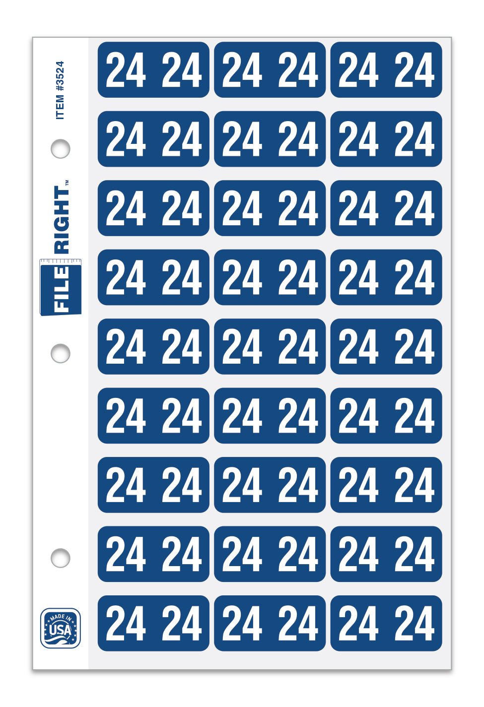 File Right Color-Code Years - Ringbook