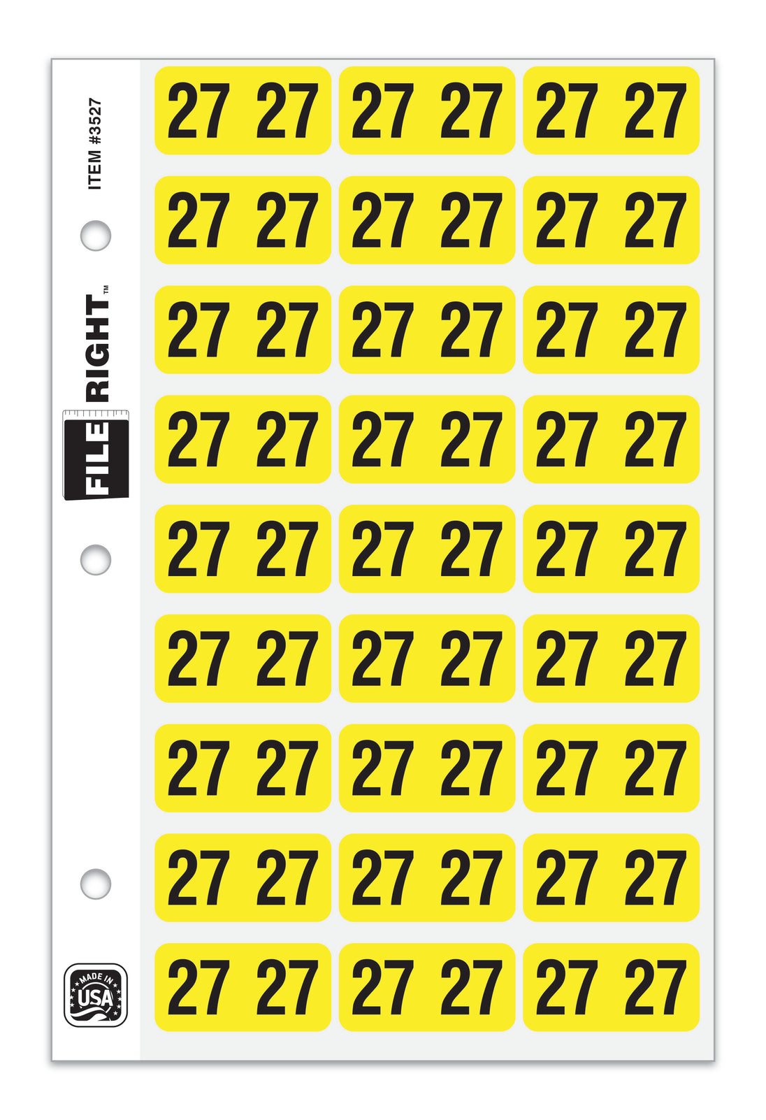File Right Year Labels