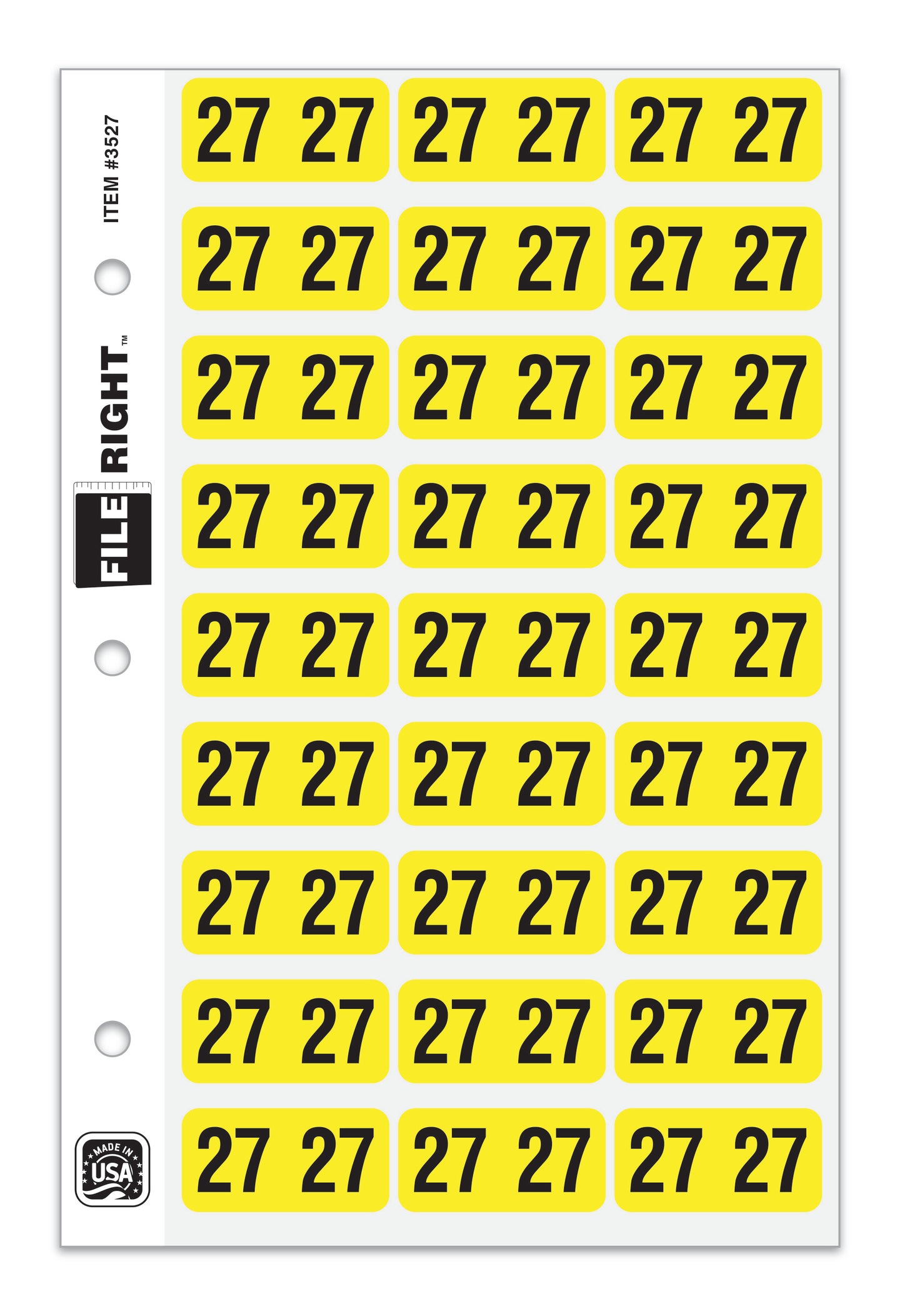 File Right Year Labels