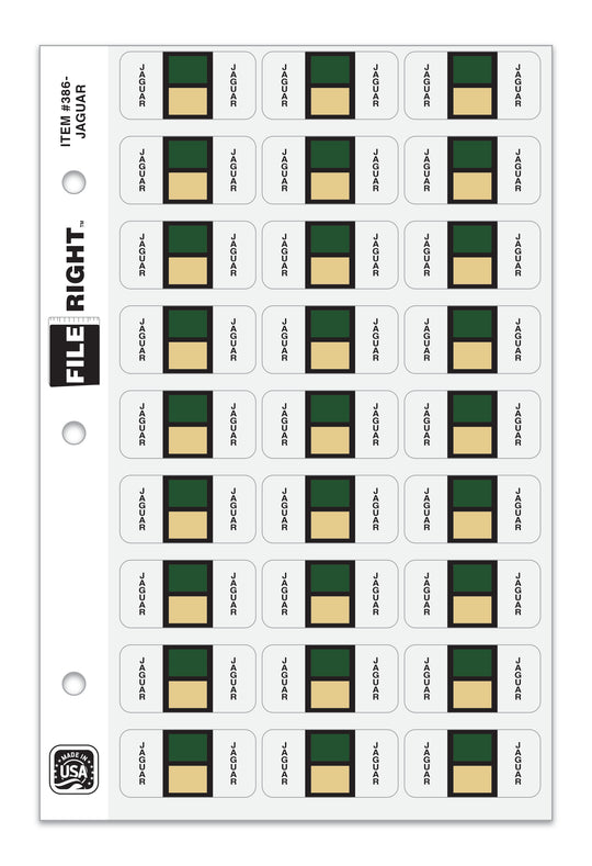 File Right Color-Code Auto-Makes - Ringbook