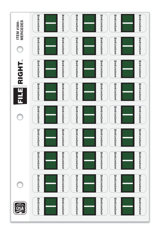 File Right Color-Code Auto-Makes - Ringbook