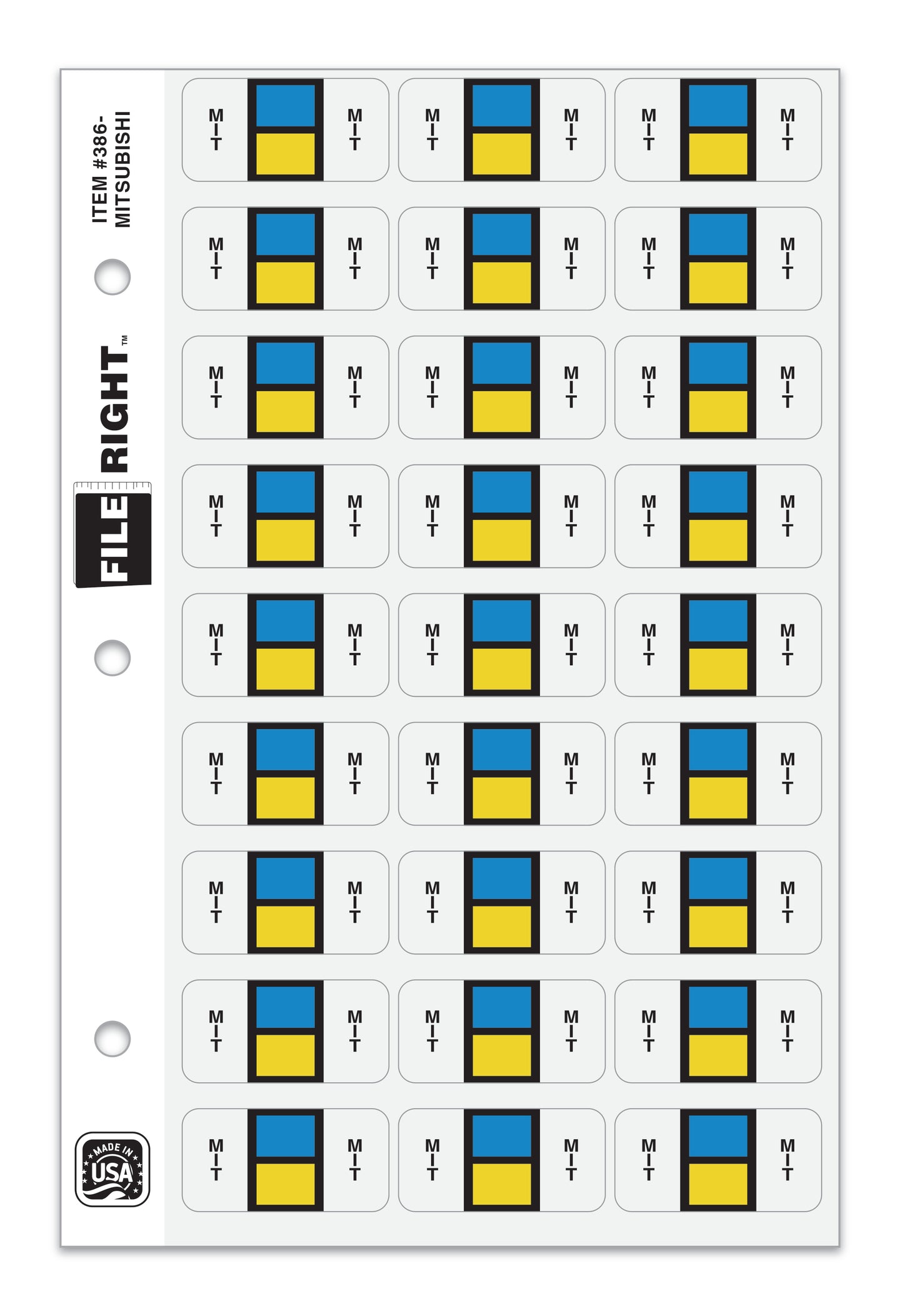 File Right Auto-Makes Labels