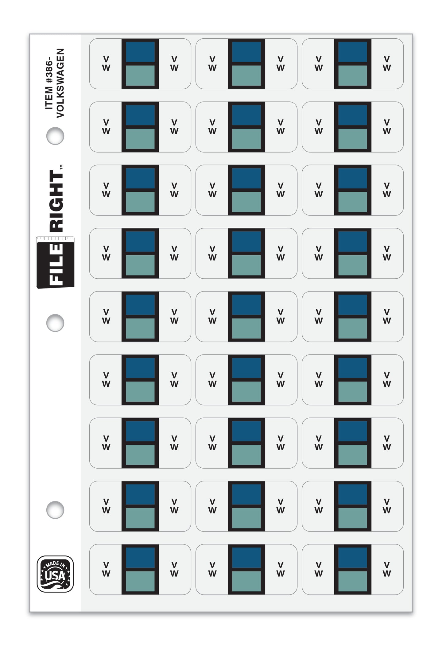 File Right Auto-Makes Labels