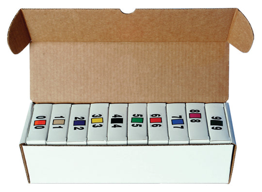 File Right Color-Code Filing Supplies - Dispenser Box Only