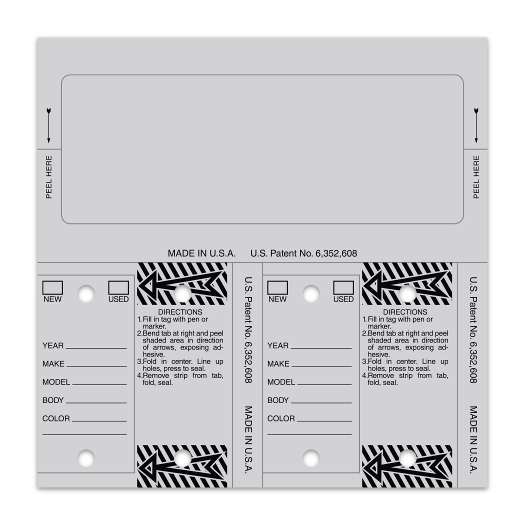 Control Tags - Blank