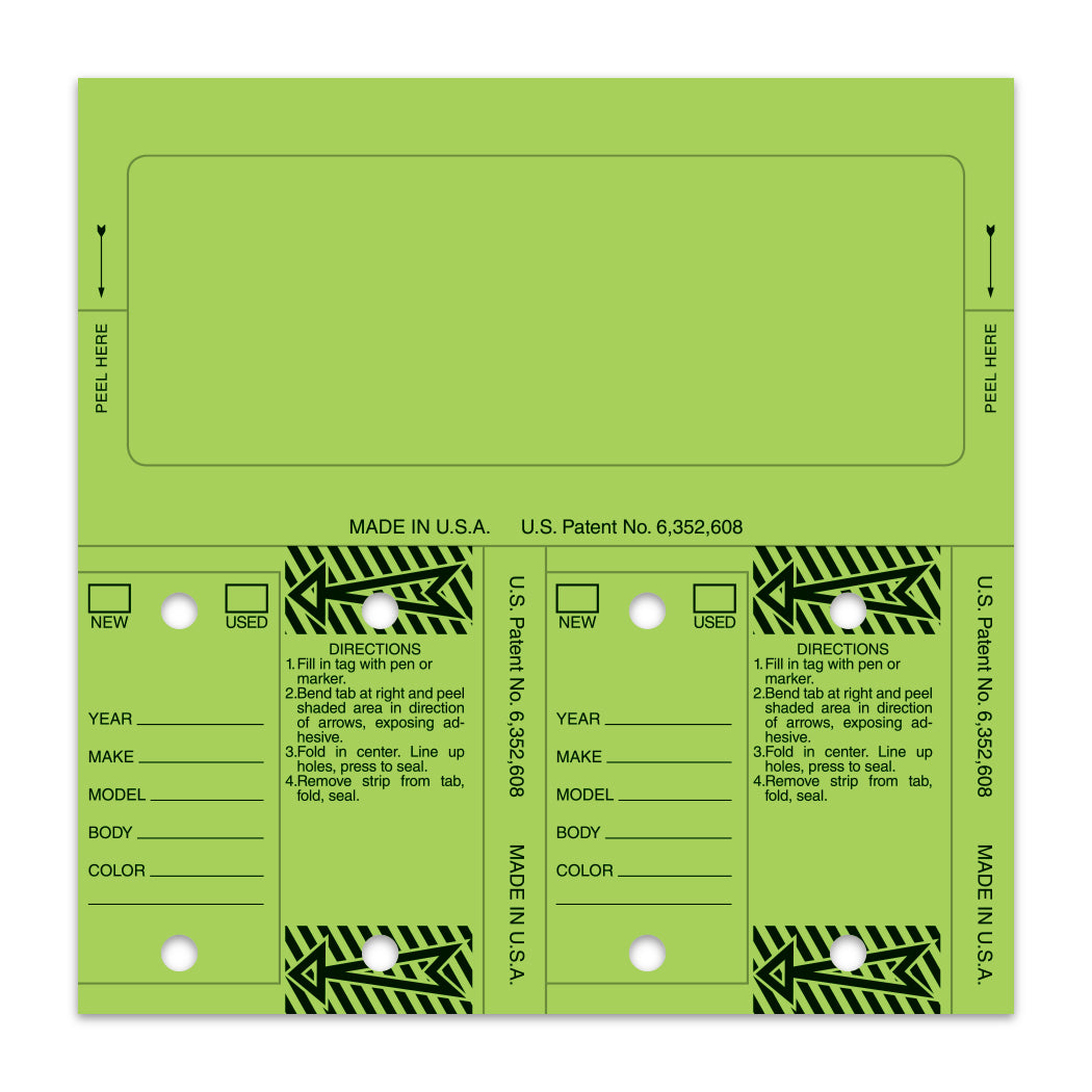 Control Tags - Blank