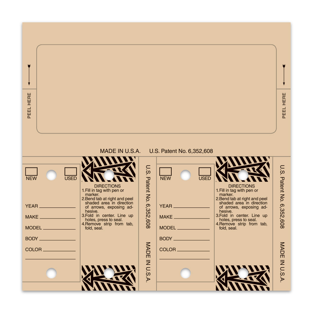 Control Tags - Blank