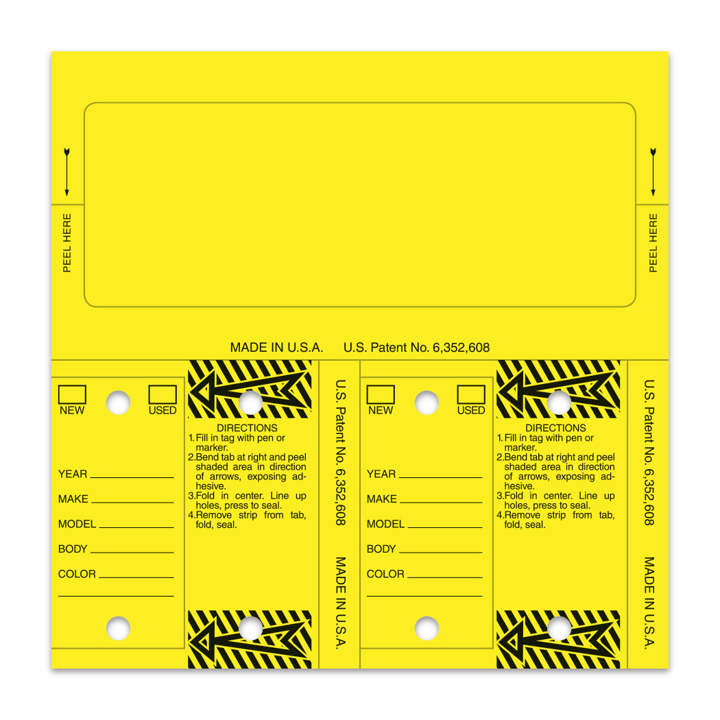 Control Tags - Blank